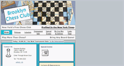 Desktop Screenshot of brooklynchessclub.com